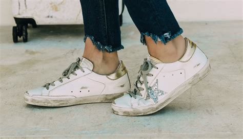 golden goose sneakers look dirty